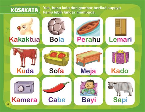 Belajar Ruang Tamu Kosakata Untuk Anak Anak Kata Kata Baru NBKomputer