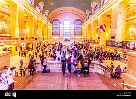 Main Concourse In Grand Central Terminal Manhattan New York City