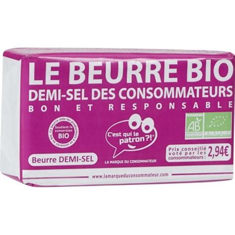 C Est Qui Le Patron Beurre Demi Sel Bio C EST QUI LE PATRON