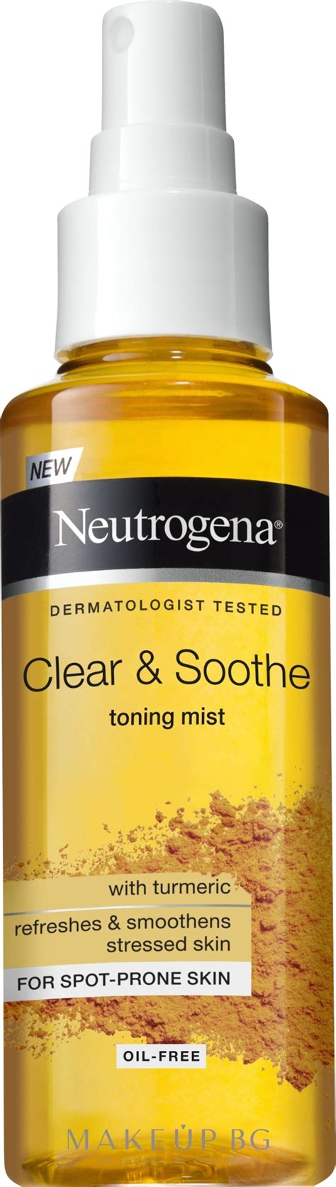 Освежаващ мист за лице Neutrogena Clear Soothe Toning Mist Makeup bg