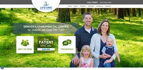 Lifetime Wellness Chiropractic Website Review Inception Online