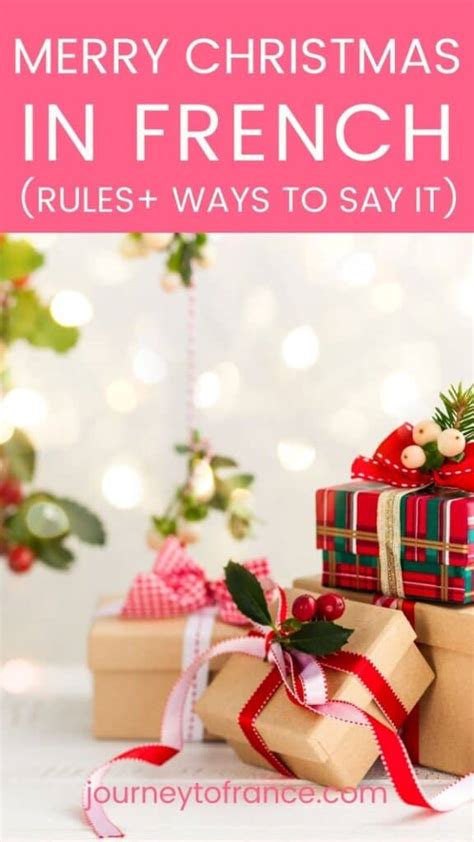 6 Ways To Say Merry Christmas In French Journey To France