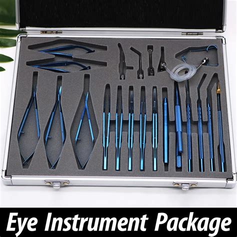 Ophthalmic Microsurgical Instrument Set 21 Sets Stainless Steel