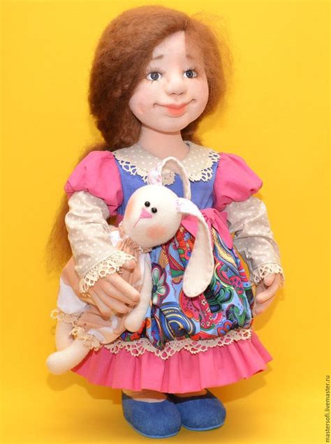 Кукла Лиза. Кукла в технике скульптурный текстиль. в интернет-магазине ...