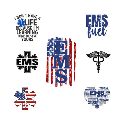 Ems Png Ems Designs 16 Ems Images Medical Bundle Svg Etsy