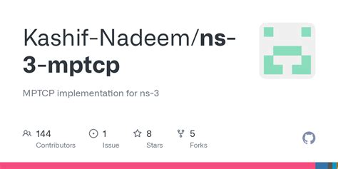 GitHub Kashif Nadeem Ns 3 Mptcp MPTCP Implementation For Ns 3