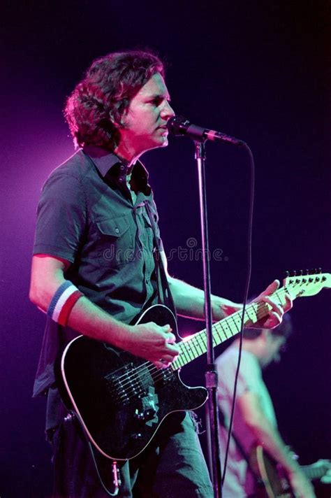 Pearl Jam , the Singer of Pearl Jam, Eddie Vedder, during the Concert