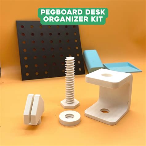 3d File 3d Printable Desk Pegboard Organizer 🔪 ・3d Print Design To Download・cults