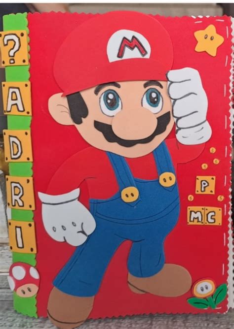 Cuaderno Super Mario Bross Artesan A Arabar