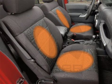 Heated jeep seats