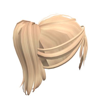 Blonde Loose Ponytail Roblox