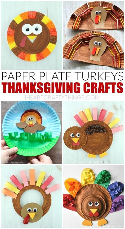 Paper Plate Thanksgiving Crafts | Thanksgiving crafts preschool ...