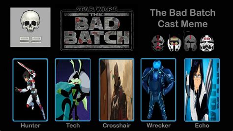 My bad batch cast by Drago-Pantherforever on DeviantArt