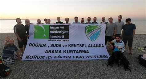 Arama Kurtarma Eğitimlerine Başladık İnsan ve Medeniyet Hareketi