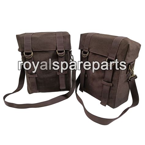 Adapté Pour Royal Enfield Classique 350 Café Marron Militaire Panier