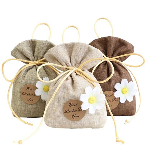 X Closet Sachet Cotton Drawstring Linen Lavender Bags Small Tea