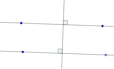 Perpendicular Transversal Theorem Geogebra