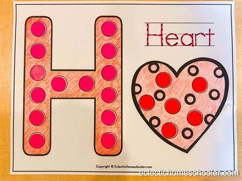 Free Letter H Printable Do A Dot Pages