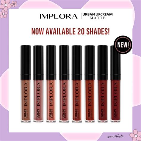 Jual Implora Matte Lip Cream Lipstick 01 Dusky Nude Kota Bandar Lampung Yurasthetic