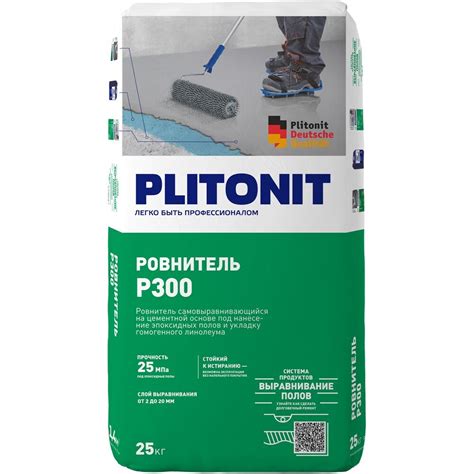 Ровнитель (наливной пол) финишный Plitonit Р300 самовыравнивающийся 25 ...
