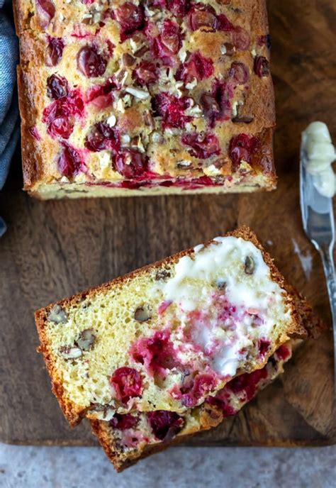 Cranberry Nut Bread Recipe + Video - I Heart Eating