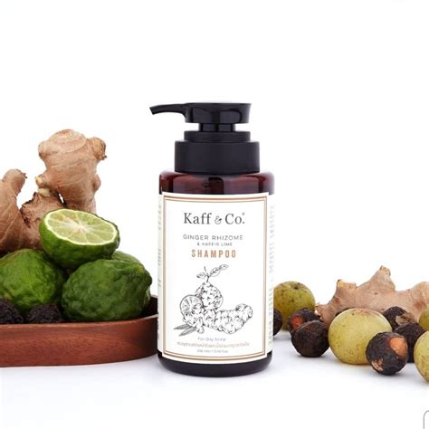 Kaff Co Ginger Rgizome Kaffir Lime Shampoo Oily Scalp