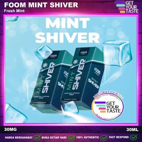 Jual Liquid Foom Mint Shiver Salt Nic Ml Saltnic By Foom Lab Di