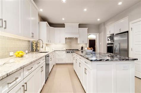 Granite Countertop For White Kitchen Cabinets | Besto Blog