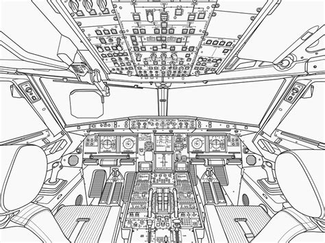 Airbus A320 Cockpit by Mike Nudelman on Dribbble