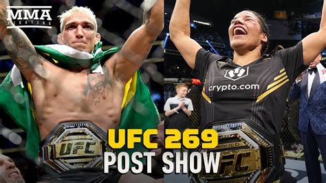 Ufc Post Fight Show Reaction To Charles Oliveira Julianna Pena