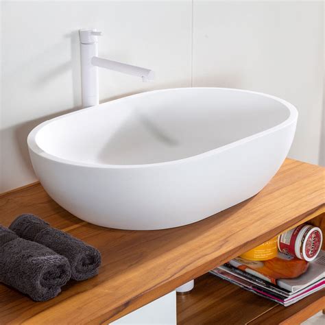 Countertop Washbasin Pool Cipi Solid Surface Without Hole