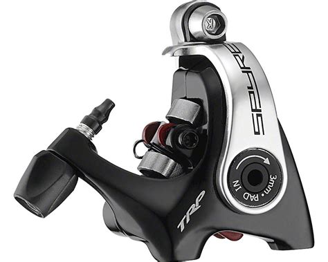 Trp Spyre Mechanical Disc Brake Caliper Black Silver Spyre Fm