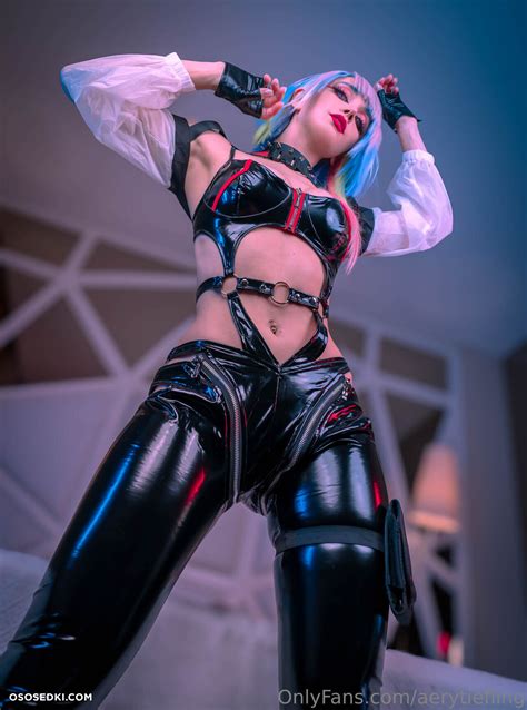 Aery Tiefling Lucyna Kushinada Cyberpunk Naked Cosplay Asian