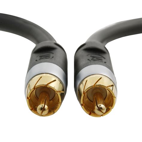 Shop New Ultra Series Subwoofer Cable Dual Shielded Rca To Rca Black