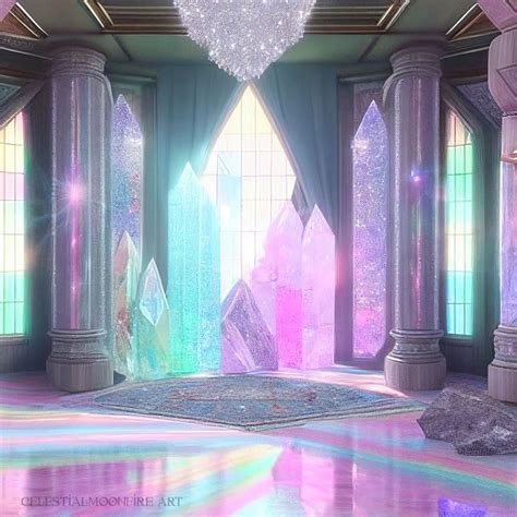 Crystal Healing Room No 12 • Fantasyconceptual Art By Celestialmoonfire Crystal Healing Room