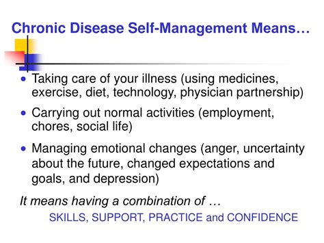 Ppt Empowering Patients Chronic Disease Self Management For Better