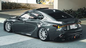 2022 Lexus IS Series On 19 Ferrada Wheels FR4 Silver Machined With