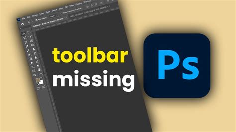 Photoshop Toolbar Missing How To Reset Or Get Back Toolbar