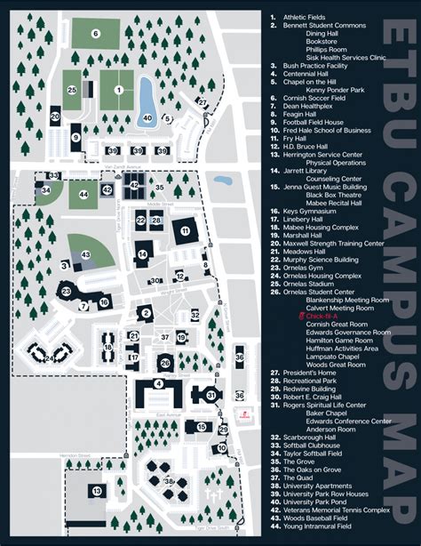 Campus Map | East Texas Baptist University