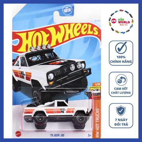 Xe mô hình Hot Wheels basic Bán tải 73 Jeep J10 HTF00 Shopee Việt Nam