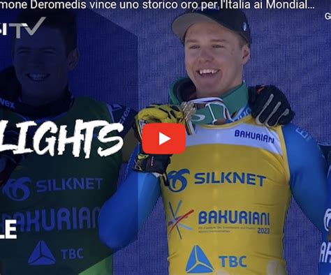 Video Simone Deromedis Vince Uno Storico Oro Per L Italia Ai Mondiali