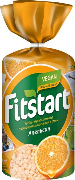 Хлебцы Fitstart мультизлаковые Апельсин, 100 г купить на OZON по низкой ...