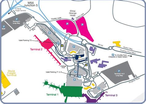 Manchester Airport Terminal Map