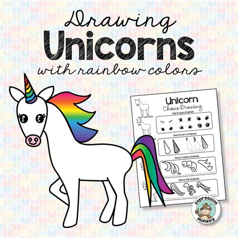 How to Draw Unicorns with Rainbow Colors