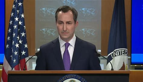 Us Department Of State Press Briefing With Spokesperson Matthew Miller