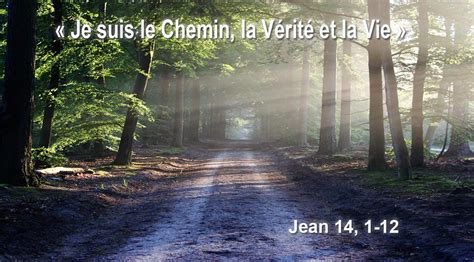 Je Suis Le Chemin La Vérité Et La Vie Jn 14 1 12