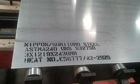 2507 S32750 Super Duplex Stainless Steel Plate Price Per Kg