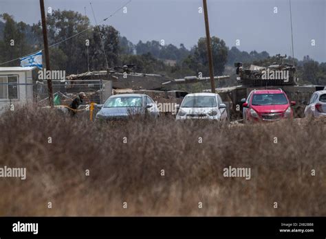 Southern Israel Israel 22nd May 2024 Israeli Army Tanks Inside A