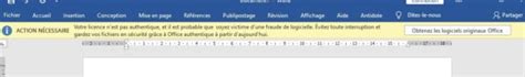 R Solu Microsoft Office Supprimer La Notification Votre