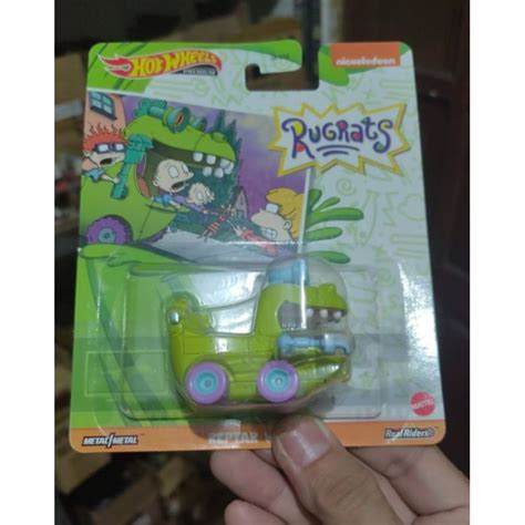 Hot Wheels Premium Nickelodeon Rugrats Reptar Wagon Shopee Malaysia